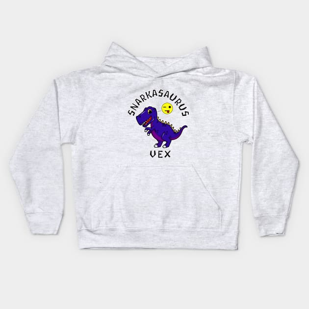 Snarkasaurus Kids Hoodie by Magickal Vision: The Art of Jolie E. Bonnette